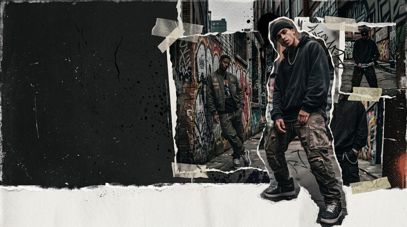 Black Label — urban foto-collage
